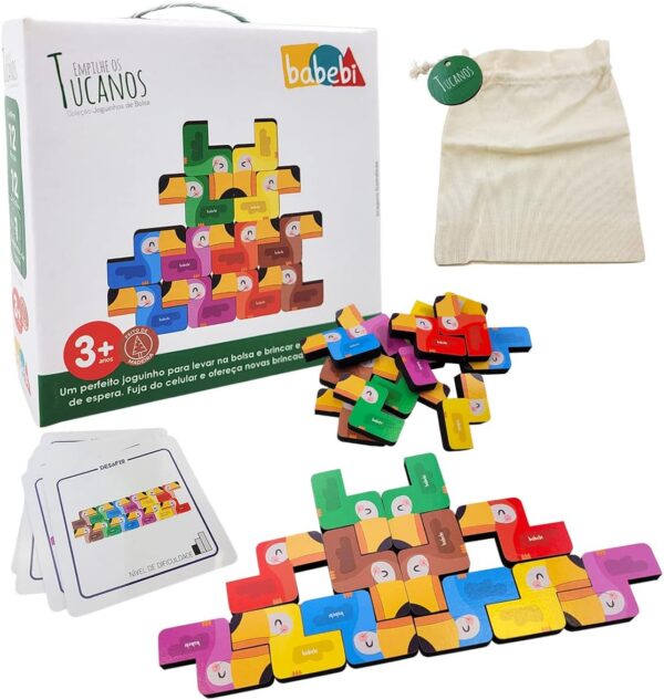 Empilhe os Tucanos Jogo de Raciocínio Infantil