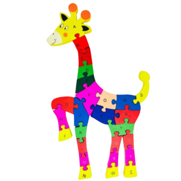 Quebra-Cabeça Girafa ABC & Números