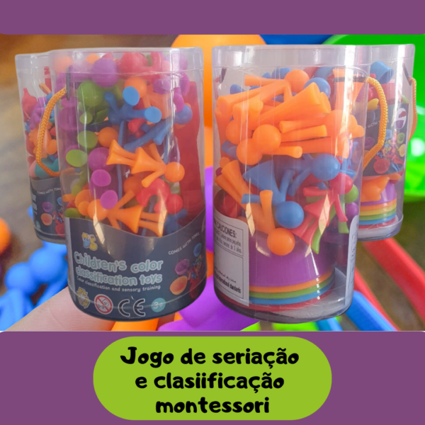 Kit Montessori Classificação de Cores -Família - Imagem 4