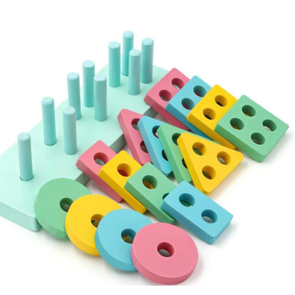 Formas Geométrica de Encaixe Montessori - Imagem 3