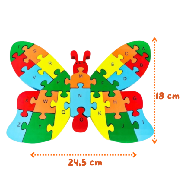 Quebra-Cabeça Borboleta ABC & Números - Image 4