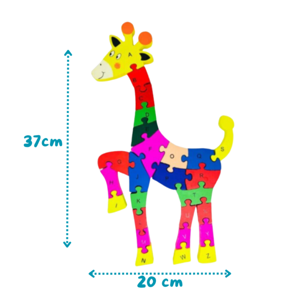 Quebra-Cabeça Girafa ABC & Números - Imagem 4