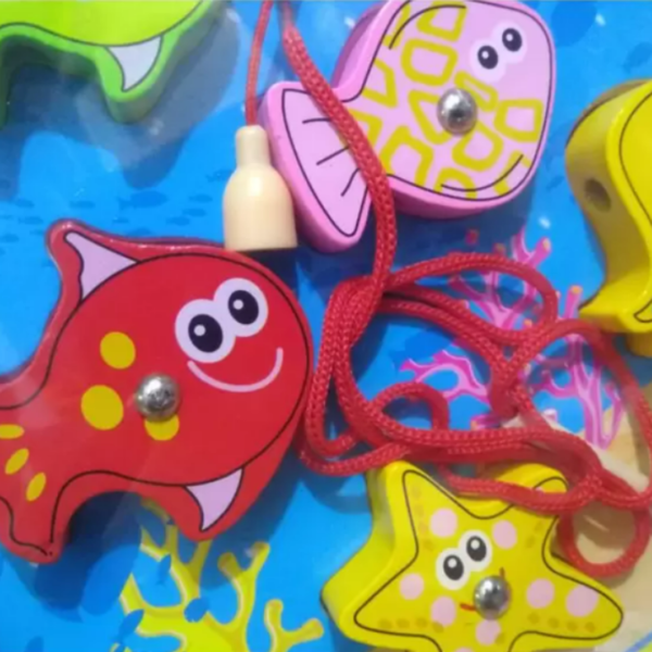 Pescaria, Alinhavo e Quebra Cabeça de Encaixe – fundo do mar - Imagem 6