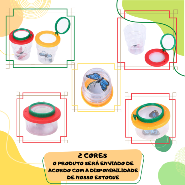 Pote Observador Com 2 Lupas Educativo E Divertido - Imagem 5