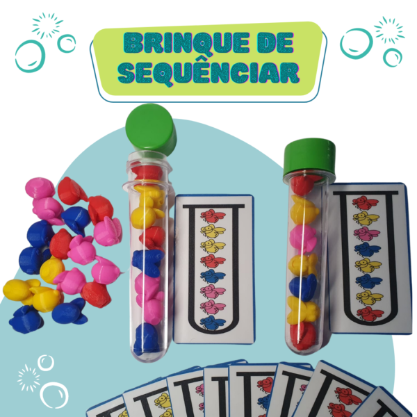 Jogo Pega Mosca Montessori Desenvolve Sequência, Seriação, Classificação e Coordenação Motora - Imagem 8
