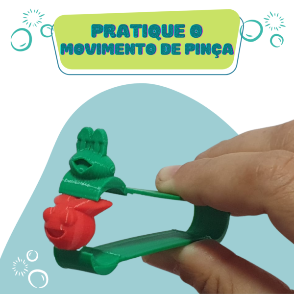 Jogo Pega Mosca Montessori Desenvolve Sequência, Seriação, Classificação e Coordenação Motora - Imagem 9