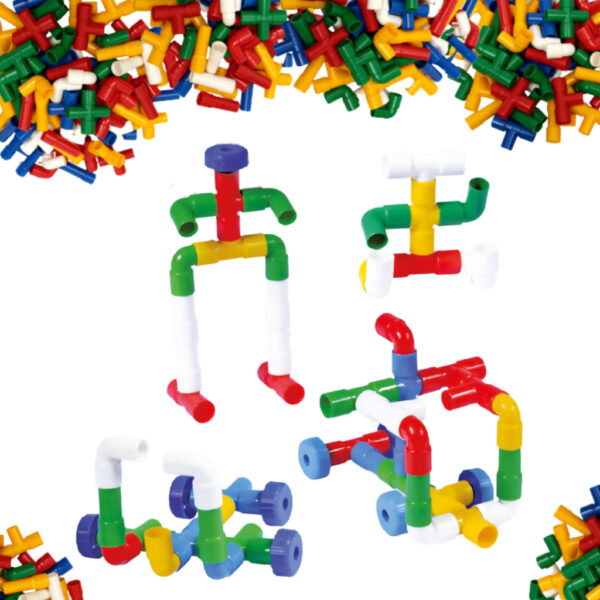 Tubos de montar, canos de encaixar brinquedo interativo infantil e educativo
