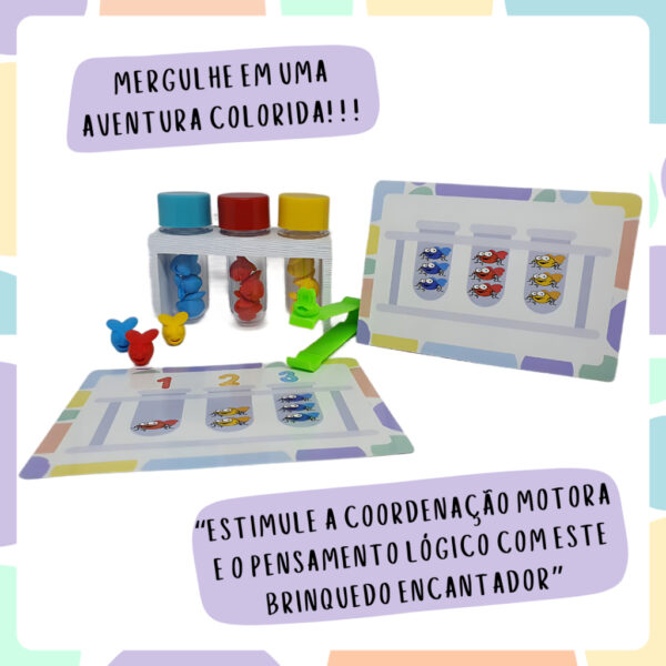 Sapinho papa Mosca, Seriação e Classificação Montessori - Imagem 6