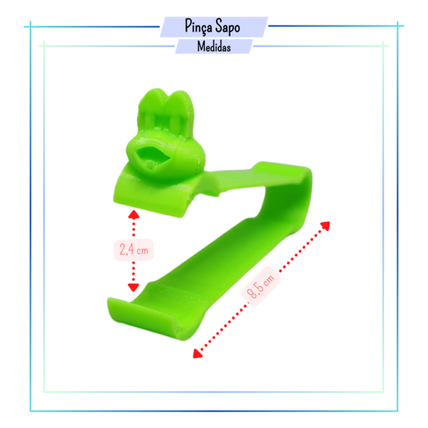 🐸 Pinça Sapinho 5 unidades 🐸 Ludicidade e Aprendizagem - Imagem 3