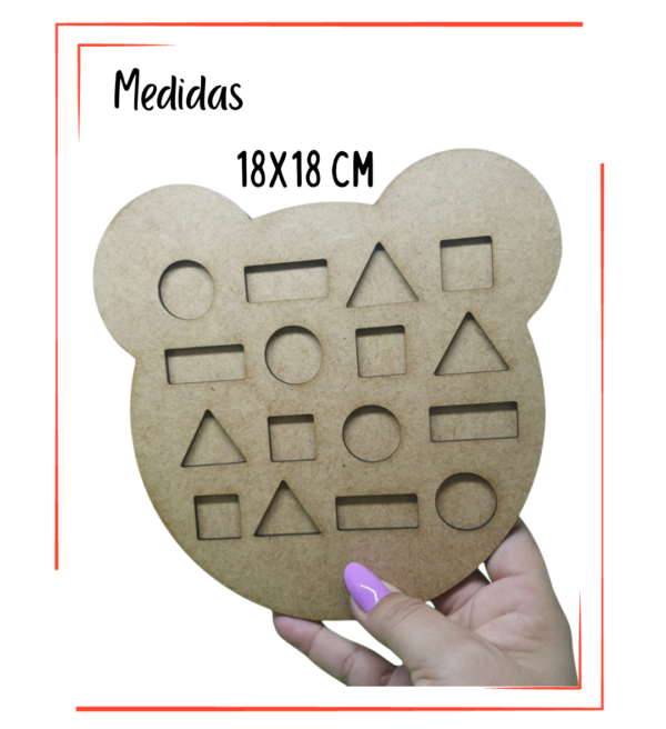 🧸✨ Ursinho de Encaixe – Formas e Cores para o Desenvolvimento Infantil - Imagem 3