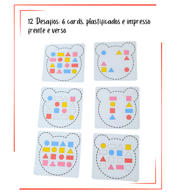 🧸✨ Ursinho de Encaixe – Formas e Cores para o Desenvolvimento Infantil - Imagem 5